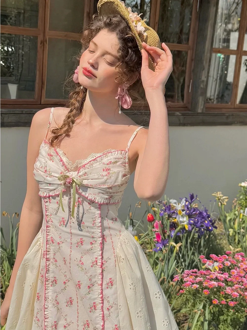 NEW LaceMade Rose Shaved Ice Dress Size S - Picture 3 of 9